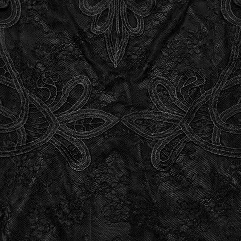 Elegantes Gothic-Spitzenkleid