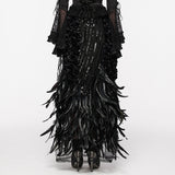 Wunderschöner Gothic-Rock mit Federn