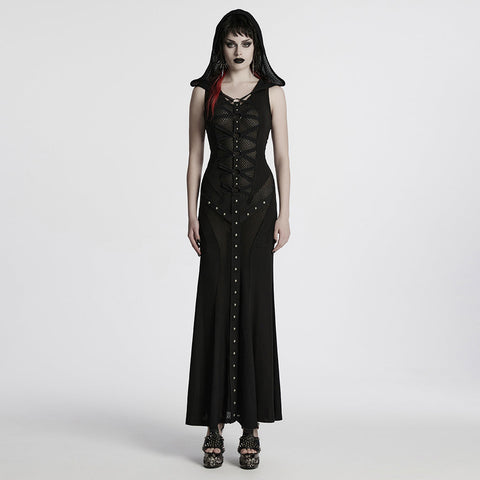 Punk-Kleid mit Kapuze