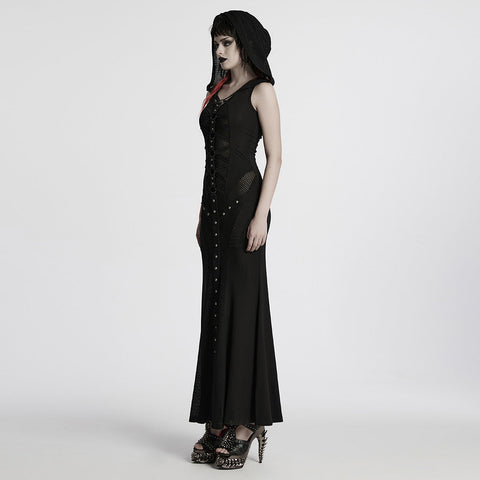Punk-Kleid mit Kapuze