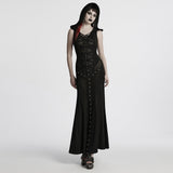 Punk-Kleid mit Kapuze