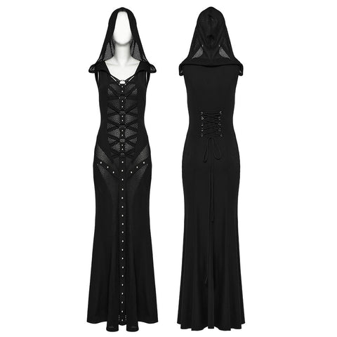 Punk-Kleid mit Kapuze