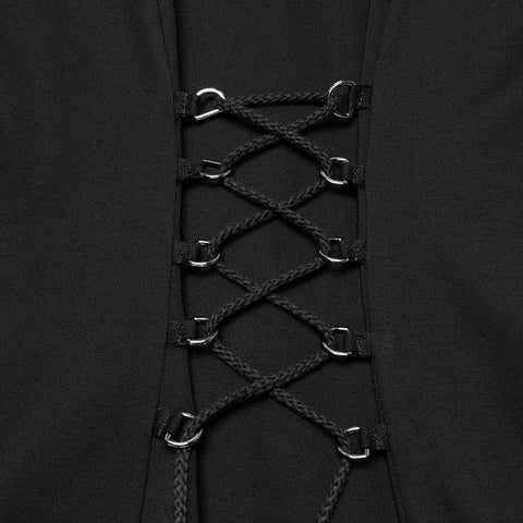 Punk-Kleid mit Kapuze