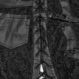 Gothic-Optik-Spitzenrock