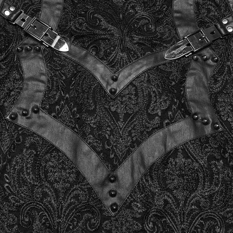 Gothic-Optik-Spitzenrock