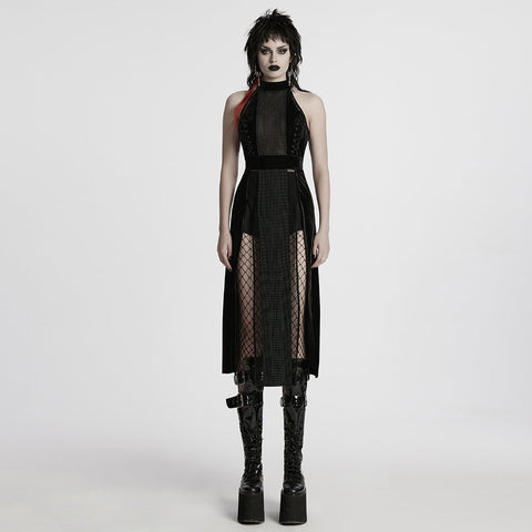 Gothic sexy langes Kleid
