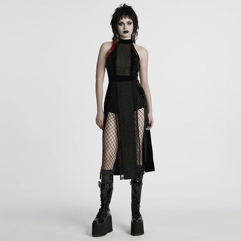 Gothic sexy langes Kleid