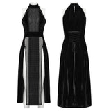 Gothic sexy langes Kleid