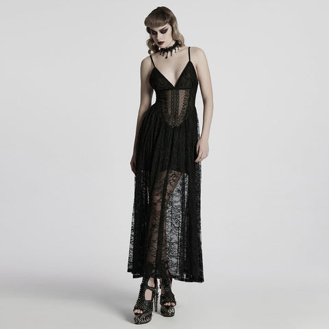 Gothic sexy Spitzenkleid