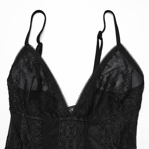 Gothic sexy Spitzenkleid