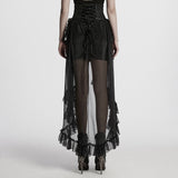 Gothic Romantischer Chiffonrock