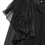 Gothic Romantischer Chiffonrock