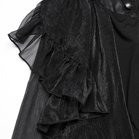 Gothic Romantischer Chiffonrock
