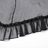 Gothic Romantischer Chiffonrock