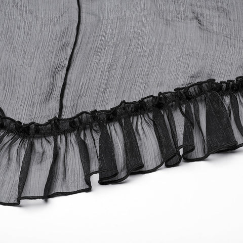 Gothic Romantischer Chiffonrock
