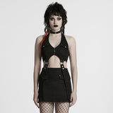 Punk Neckholderkleid