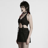 Punk Neckholderkleid