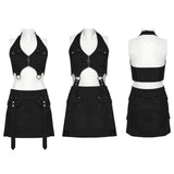 Punk Neckholderkleid