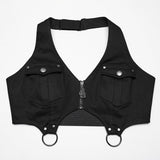 Punk Neckholderkleid