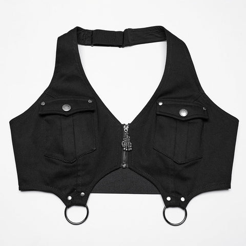 Punk Neckholderkleid