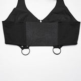 Punk Neckholderkleid