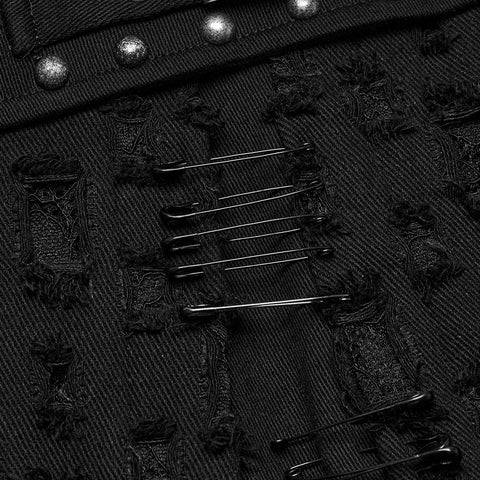 Dekadenter Punk-Jeansrock