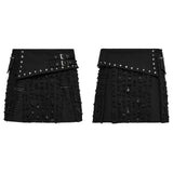Dekadenter Punk-Jeansrock