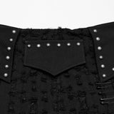 Dekadenter Punk-Jeansrock