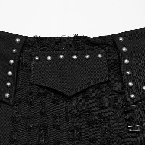 Dekadenter Punk-Jeansrock