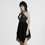 Punk Neckholderkleid