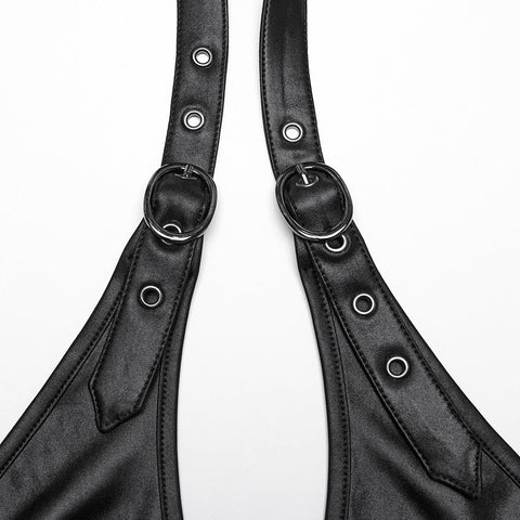 Punk Neckholderkleid