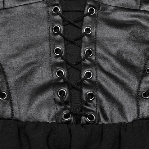 Punk Neckholderkleid