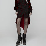 Gothic-Rosen-Fischschwanzrock