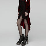 Gothic-Rosen-Fischschwanzrock