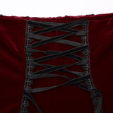 Gothic-Rosen-Fischschwanzrock