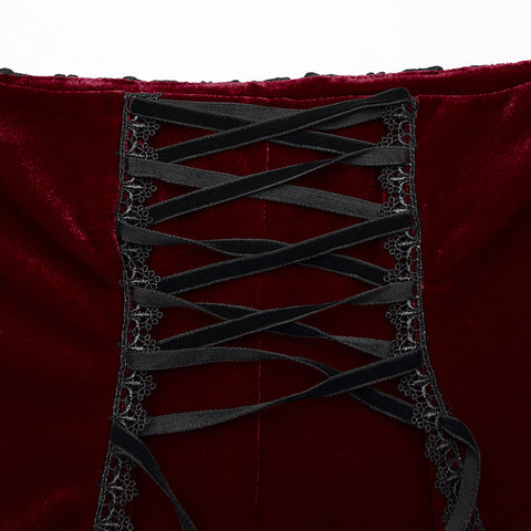 Gothic-Rosen-Fischschwanzrock