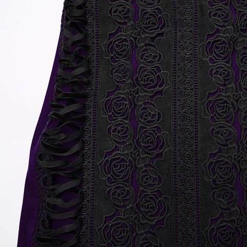 Gothic-Rosen-Fischschwanzrock