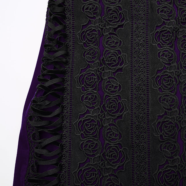 Gothic-Rosen-Fischschwanzrock