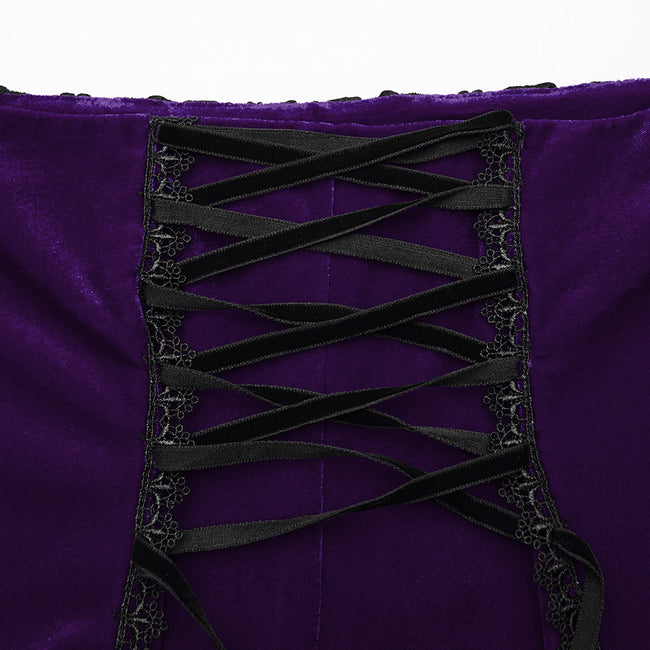 Gothic-Rosen-Fischschwanzrock