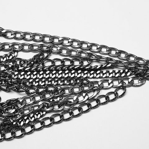 Punk-Metallkettenkleid