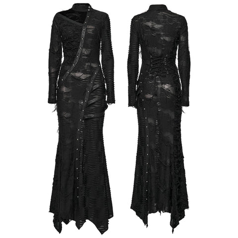Punk-Kleid, asymmetrisch, dekadent