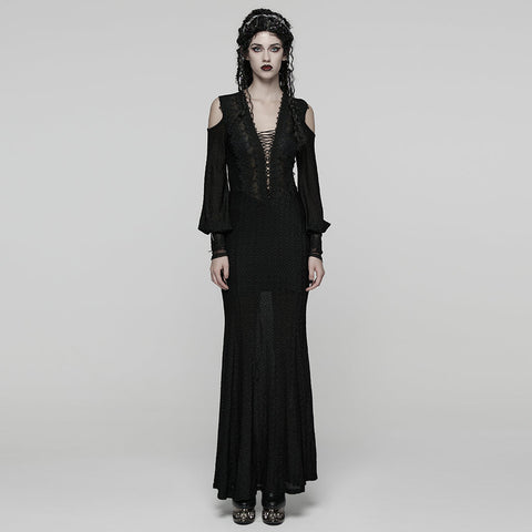 Elegantes, transparentes Gothic-Kleid