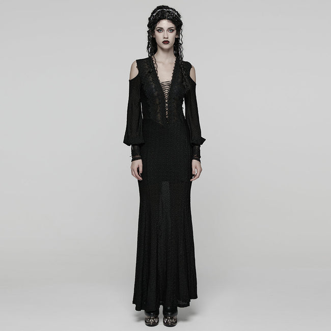 Elegantes, transparentes Gothic-Kleid