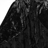 Gothic-Lagenkleid mit Kapuze