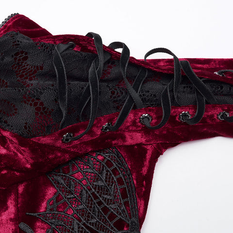 Gotisches Fischschwanzkleid im Hofstil