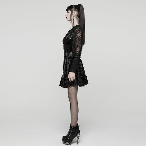 Süßes Gothic-Spitzenkleid