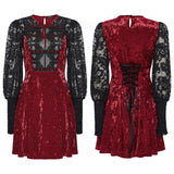 Süßes Gothic-Spitzenkleid