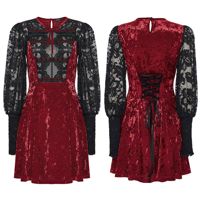 Süßes Gothic-Spitzenkleid