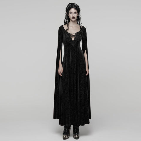 Gothic-elegantes ätherisches Kleid