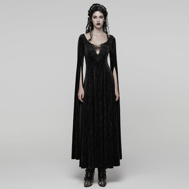 Gothic-elegantes ätherisches Kleid